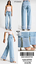 Джинсы Jeans Style 4654-4S6-3 l.blue - делук