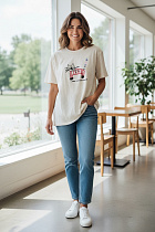 Футболка Divo DV1218 white - делук