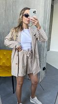 Костюм Аля Мур 0313 beige (42-48) - делук