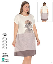 Ночнушка Cotpark 21037 beige - делук