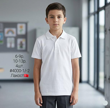 Футболка Amz 4000-1 white - делук