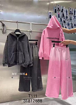 Костюм Спорт Delfinka T111 pink - делук