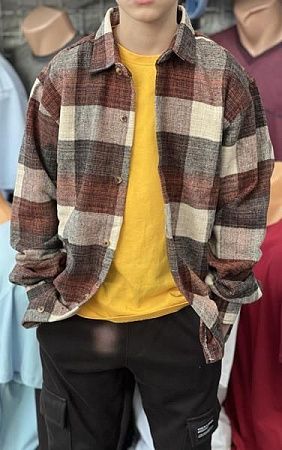Рубашка Nik 56605 brown - делук