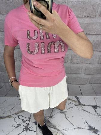 Футболка Karon 4646 pink - делук