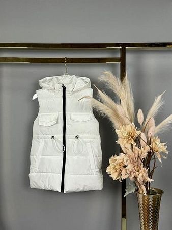 Жилетка Delfinka L43 white - делук