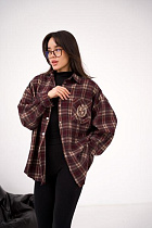 Рубашка Little Secret 7356 wine - делук