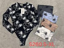 Боди Modnulya S260 black - делук