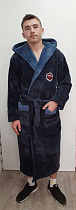 Халат Romeo Life RL667 navy - делук
