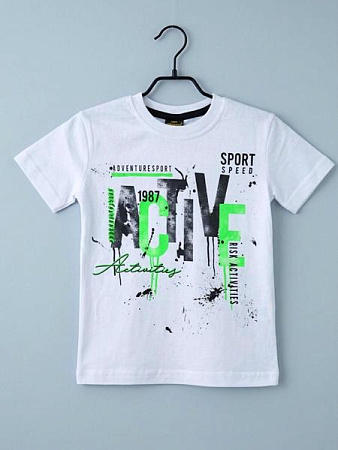 Футболка Dino DN346 white - делук