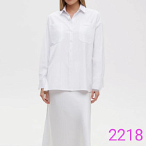 Рубашка Met&March 2218 white - делук