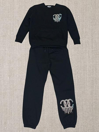 Костюм Спорт Julia JL632 black - делук