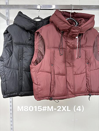 Жилетка Jacket M8015 black - делук