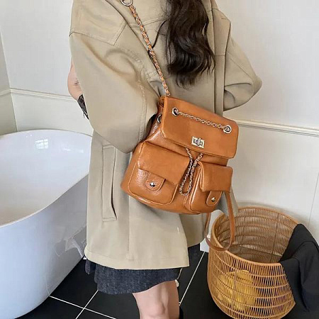 Сумка Fashion Bag M1508-1 camel - делук