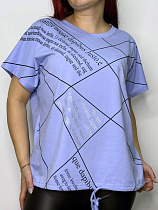 Футболка Kosta 704 lilac - делук