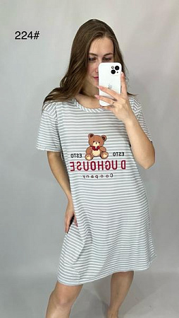 Ночнушка Anion 224 grey - делук