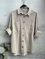 Рубашка New Season 8600 beige - делук