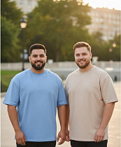 Футболка Style M.Clothes SM184 l.blue - делук