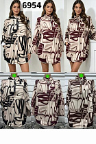 Туника Gertie 6954 beige-brown - делук