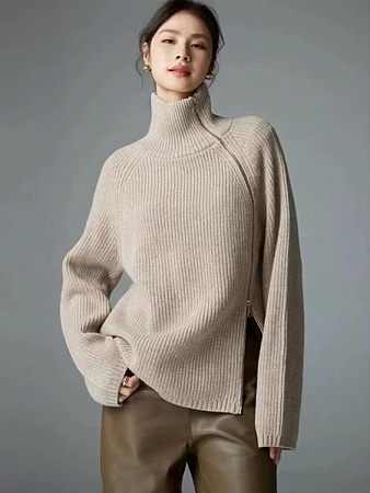 Свитер Lora LR811 beige - делук