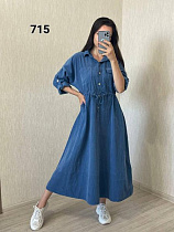 Платье Fsn 715-1 blue - делук