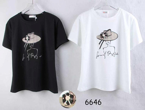 Футболка Jjf 6646 mix - делук