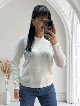 Свитер Levisha 25521 white - делук