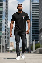 Футболка 2Bro 26060 black - делук