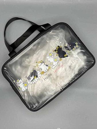 Косметичка Luna-Bag 25-580 black - делук