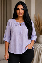 Блузка Elena&Vika 26028 lilac - делук