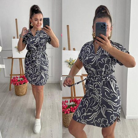 Платье Sofi Cor 201 grey - делук