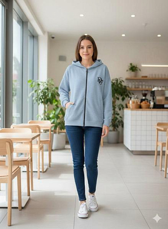 Кофта Спорт Newe NW16 l.blue - делук