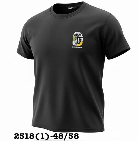 Футболка Liopt 2518-1 black - делук