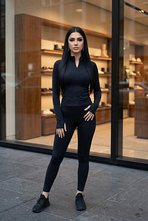 Кофта Kosta 2271 black - делук