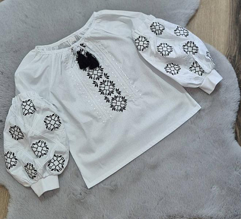 Вышиванка Limerense DD197 white - делук