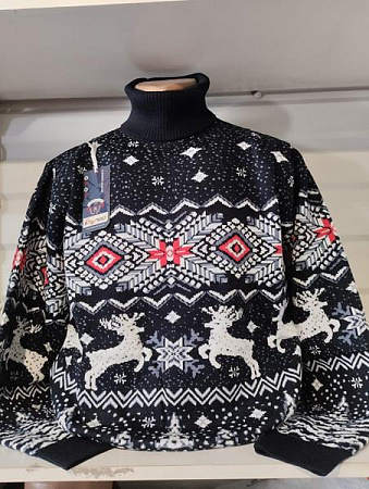 Свитер Panda 1447 black - делук