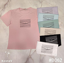 Футболка Kosta B062 mix - делук