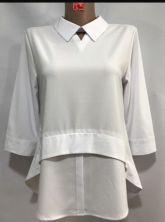 Рубашка Base B1906-1 white - делук