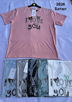 Футболка Minh 2636 mix - делук