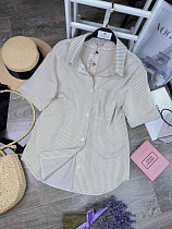 Рубашка Arina 2463 beige - делук