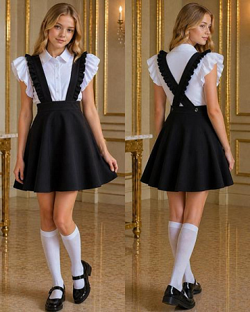 Блузка Karolina KR827 white - делук