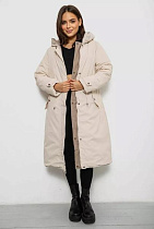 Куртка Seven Group 24115 d.beige-l.beige - делук