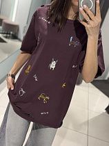 Футболка Comod 25396-21 brown - делук