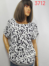 Футболка Lida 3712 white-black - делук