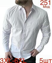 Рубашка Надийка 251 white (54-60) - делук