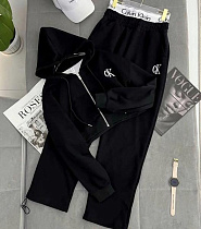 Костюм Спорт Modnulya 7027 black - делук