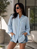 Рубашка New Season R002 l.blue - делук