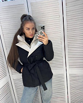 Куртка Dgmd 0824-1 black - делук