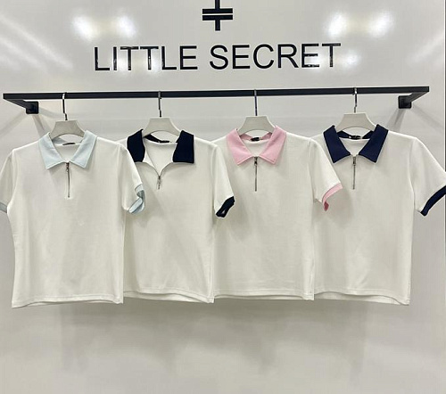 Футболка Little Secret W3119 white-pink - делук
