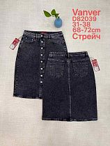 Юбка Leen D82039 black - делук