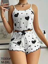 Пижама Fili Wear 70300 white-black - делук